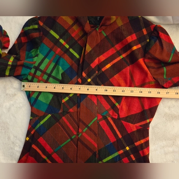 Vintage Algo-Ettes Petite Plaid Dress - Picture 5 of 9